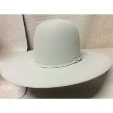 Stetson men's 6x open road fur felt cowboy hat, silverbelly. New Resistol 6x Midnight Silver Belly Beaver Fur Felt Open Crown Cowboy Hat West Ebay