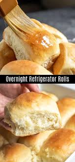 Overnight Refrigerator Yeast Rolls Easter Food Appetizers Homemade Yeast Rolls Bread Recipes Homemade