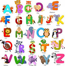 Animals Alphabet Set Animal Alphabet Animal Alphabet Letters Alphabet Poster