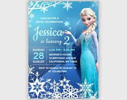 Adjust your event directly from your gate. Frozen Invitations Etsy