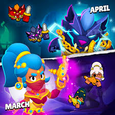 BTLN on X: 🔥 BRAWL PASS SKINS THAT RETURN IN THIS UPDATE 🔥 Shelly Dancer  and her chromas are back this month 💃 Mørk Fenrir Buzz and his chromas  return in April