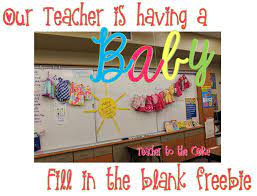 Cool Way To Celebrate A Teacher S Baby Teacher Baby Shower Surprise Baby Shower Cool Baby Stuff