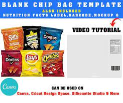 Check spelling or type a new query. Chip Bag Template Instant Download Canva Chip Bag Template Etsy Chip Bags Chip Bag Label Templates