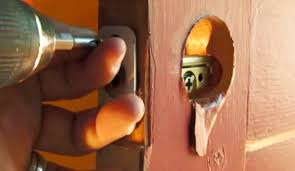 Most of these locks will come with a template to make sure you drill the right place in the door, but if you're unsure and don't want to ruin the door, mr. How To Install A Single Cylinder Deadbolt Lock Howcast