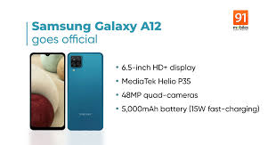 Samsung galaxy a12 android smartphone. Samsung Galaxy A12 Price In India Specifications Officially Announced