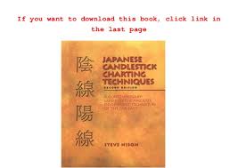Japanese Candlestick Charting Techniques Second Edition Full
