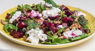 Salade Folle Au Fromage Frais Recette Salade Folle Salade Recette Salade Betterave