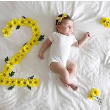 Crea Una Divertida Sesion De Fotos Para Bebe Formando Numeros