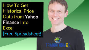 View and compare recent on yahoo finance. How To Download Price Data From Yahoo To Excel Free Spreadsheet Youtube