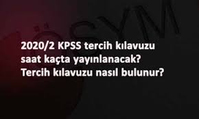 Peki mülakatsız memur alımı 2021: Kpss Tercih Kilavuzu Saat Kacta Aciklanacak Tercih Kilavuzu Nasil Bulunur