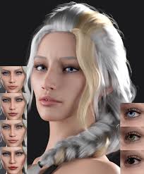 Jayne and Jayne Hair for Genesis 8 and 8.1 Female