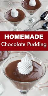 Homemade Chocolate Pudding Recipe Diabetic Friendly Desserts Homemade Chocolate Pudding Chocolate Pudding Recipes