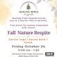 Healing Pines Respite Fall Nature Respite at event image