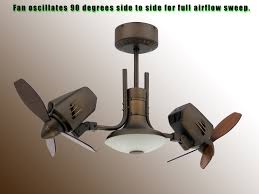 Ceiling fans are useful for cooling only when they move air over skin. Make Your Home Breezy With Dual Head Ceiling Fans Warisan Lighting