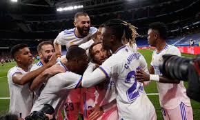 Karim benzema gleicht für real madrid gegen psg am 9.3.2022 aus. L1bylwoq9o7x5m