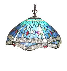 Blivuself tiffany style small pnedent lamp dragonfly red glass pendant light ceiling hanging lamp fixture shade for dining room kitchen island bedroom e26/e27 5.0 out of 5 stars 1 £50.59 £ 50. Tiffany Pendant Lamp Dragonfly Blue Tiffany Lamps Shop