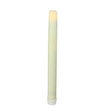 Melrose 9 Prelit Led Flameless Wax Battery Operated Taper Candle Ivory Walmart Com Walmart Com