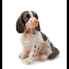 The springerdoodle puppy is very smart and very easy to train. Dolls House Springer Spaniel Sitting Pet Dog Miniature 1 12 Scale Accessory