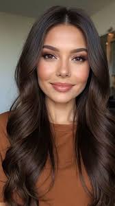 Alberta locks looking lovely in medium chocolate brown.