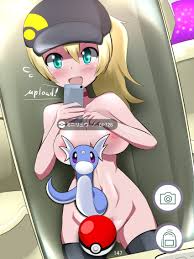 female protagonist and dratini (pokemon and 1 more) drawn by harubato |  Danbooru