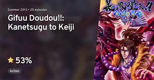 Gifuu Doudou!!: Kanetsugu to Keiji (Gifu Dodo!! Kanetsugu and Keiji) ·  AniList
