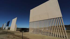 Image result for trump wall prototypes