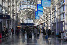 United Airlines Terminal 1 Aeropuerto Internacional O'hare - Wikipedia, La Enciclopedia Libre