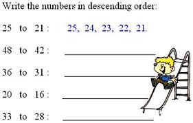 Ascending Order Or Descending Order Bigger To Smaller Number Smaller To Bigger 1st Grade Math Worksheets Alphabet Writing Practice First Grade Worksheets