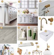 You can also go for a grey kitchen with a white kitchen island, countertops and a backsplash that will refresh it. Grey Gold Kitchen Design West Coast Capri