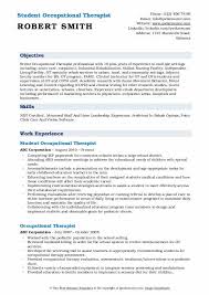 Occupational Therapist Resume Samples Qwikresume