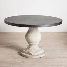 Grain Wood Furniture Valerie 63 Inch Solid Wood Dining Table Overstock Com Shopping Th In 2020 Zinc Dining Tables Round Pedestal Dining Table Round Pedestal Dining