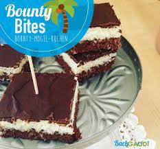 250 g butter 200 g zucker 200 g mehl 1/2 pkt. Bounty Bites Bounty Mogel Kuchen Backgaudi
