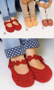My Daughter Saw These On Pinterest And Now Keeps Telling Me She Would Love A Air Of Those Red Slipper Shoes Too Bad I Don T Know How To Cr Patikler Krose