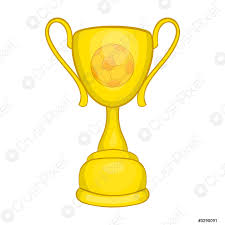 Fase de grupos, cuartos, semifinales y final. Copa De Futbol Icono Estilo De Dibujos Animados Vector De Stock Crushpixel