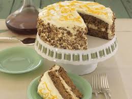 Festliche Orangencreme Walnusstorte Rezept Kuchen Ohne Backen Lebensmittel Essen Walnusstorte