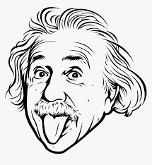 What makes albert einstein a good candidate for caricature? Albert Einstein Outline Drawing Hd Png Download Transparent Png Image Pngitem