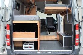Graystone A Van We Customized For A Client Comes With A Space For A Bike A Ski Rack Two Beds Van Life Leather Chair With Ottoman Office Waiting Room Chairs