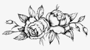 The flower tattoos are popular in watercolor designs because they look very appealing and contains intricate patterns. Flower Tattoo Png Transparent Images Rose Flower Tattoo Drawing Png Download Kindpng
