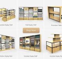 Cell Phone Accessories Store Fixtures W/ Retail Display Shelving Units,  Gondola Display, Tierd Table & Wall Racks