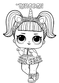 Los dibujos se colorean por. Dibujos De Munecas Lol Para Colorear Imprime Gratis Toda La Serie