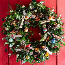 String three wreaths on a ribbon for greenery that spans the whole length of your door. How To Make A Christmas Wreath Six Steps To A Festive Floral Masterpiece