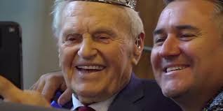 Holocaust survivor who retired at 97 celebrates 100th birthday