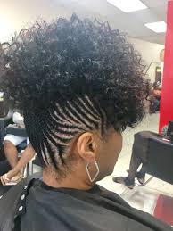 If you are looking for a good braiding push the envelope with these amazing braided hairstyles for short hair. Pin By Kinks Couture On Natural Hair Updo S By Kinks Couture Braided Mohawk Hairstyles Hair Twist Styles Natural Hair Braids