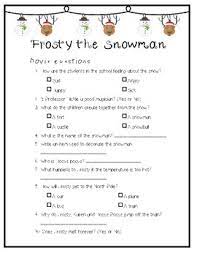 Frosty The Snowman Movie Questions Appreciation Etc By La Prof Geek