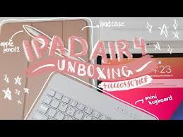 Ipad Air 4 Rosegold Unboxing Apple Pencil And Accessories Youtube Apple Pencil Ipad Ipad Air