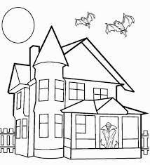 40+ haunted house coloring pages printables for printing and coloring. Printable Haunted House Coloring Pages Pdf Free Coloring Sheets House Colouring Pages Simple House Drawing House Drawing