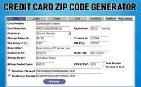 Credit card generator with zip code and security code 2020 : Credit Card Generator With Zip Code How Does It Work Access