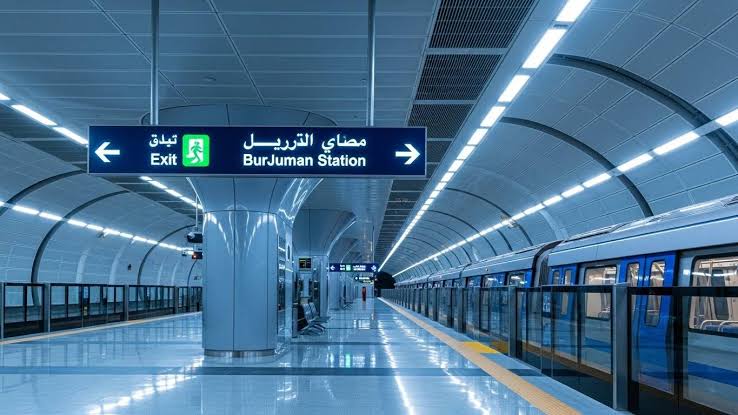 BurJuman Metro Station Dubai
