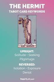The hermit tarot card meaning keywords: The Hermit Tarot Card Meaning Major Arcana Tarotluv