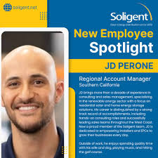 🌟 Big News! Welcome JD Perone to the Soligent Team! 🌟 We're thrilled to  announce JD Perone as our new Regional Account Manager for Southern  California! 🎉 With a passion for clean